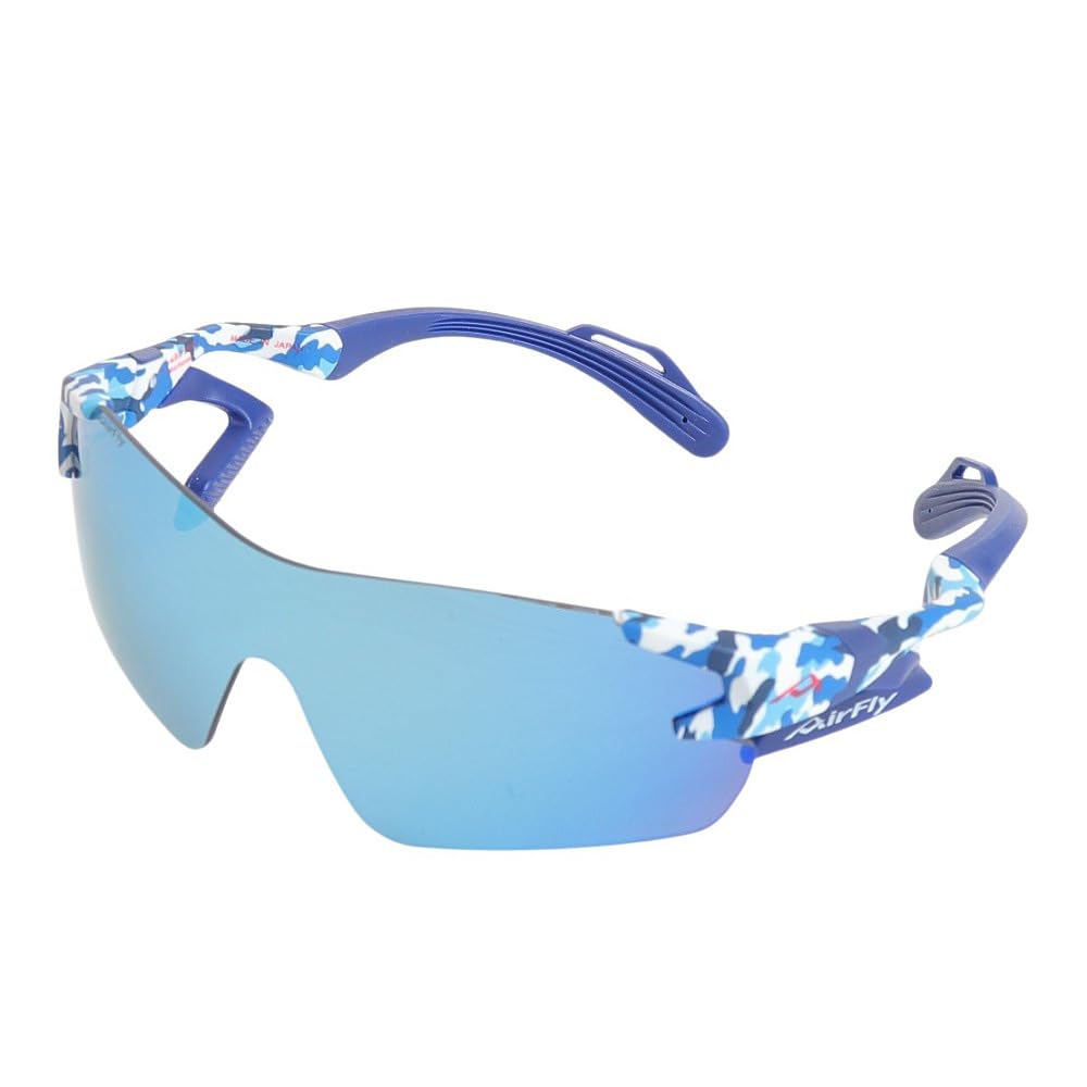 AirFly サングラス AF-301 C-4 ブルーカモフラージュミラー Free Size