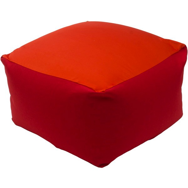 CELLUTANE QUBE ビーズクッション ダリアンレッド 日本製 極小ビーズ 一人掛け A601a-563RED/609ORG メーカー直送