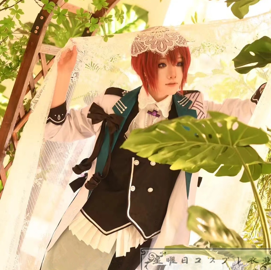 ES あんさんぶるスターズ！ ほの甘い午後 朱桜司 フィーチャースカウト 司編2 才能開花後 MV衣装 紫丁香花衣装 コスプレ衣装 コスチューム