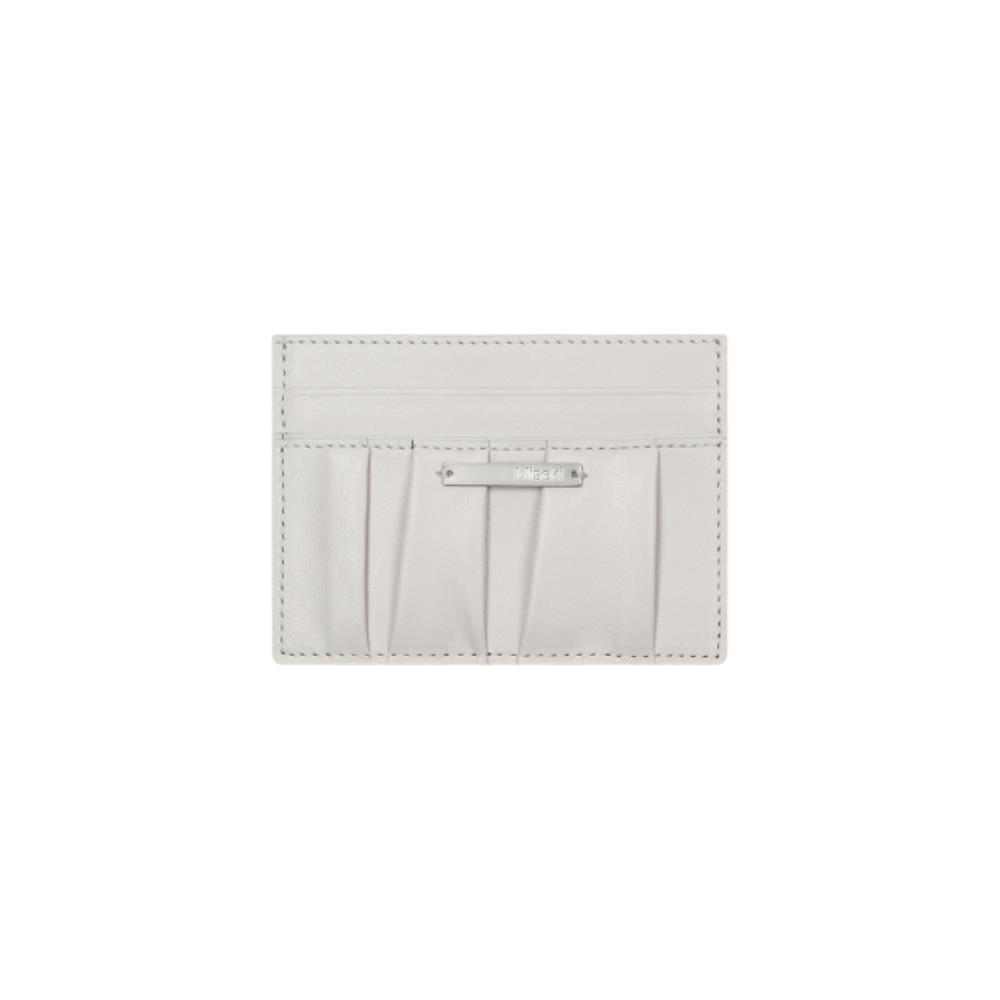 MISEKI SEOUL Pleats card holder GREY MSK253AC01GR