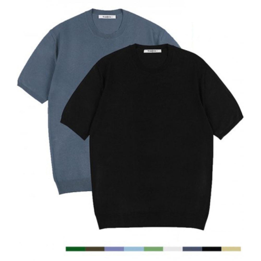 アヴァンドレスフレックスラウンドニットショートスリーブ-9COL 4,934円