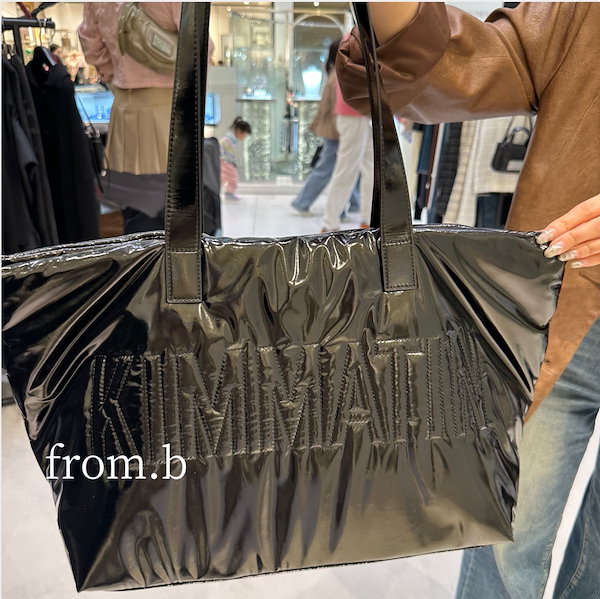 ★Matin Kim★MATIN BIG PUFFER BAG MATIN BIG PUFFER BAG IN BLACK - MATINKIM