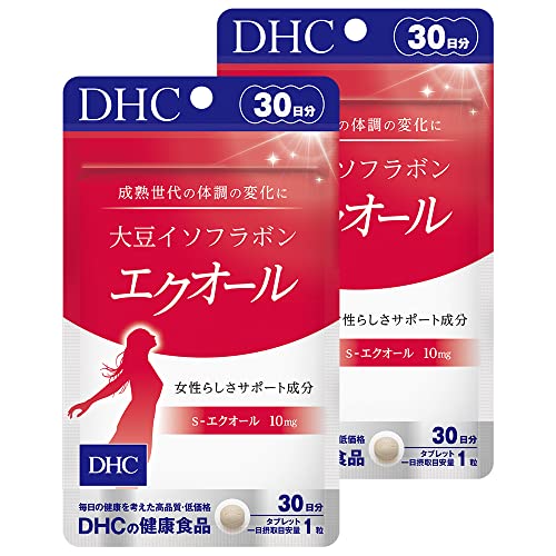 【2個セット】DHC 大豆イソフラボン エクオール タブレット 30日分2袋