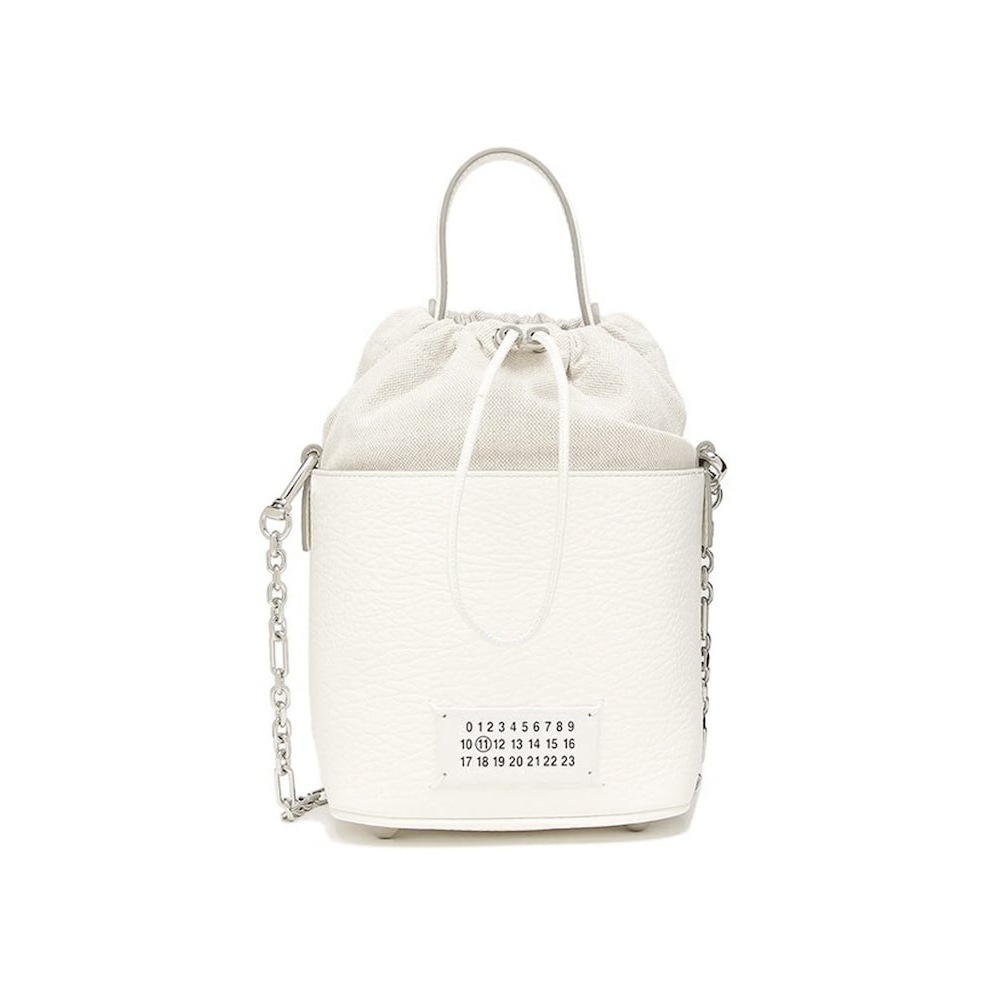 メゾンマルジェラ 5AC スモール クロスバッグ ホワイト S61WG0035 P4348 H0157