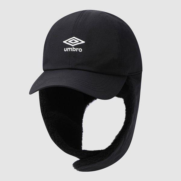 ソフトイヤーフラップキャップ BLACK UQ423CCPO2 BLK0