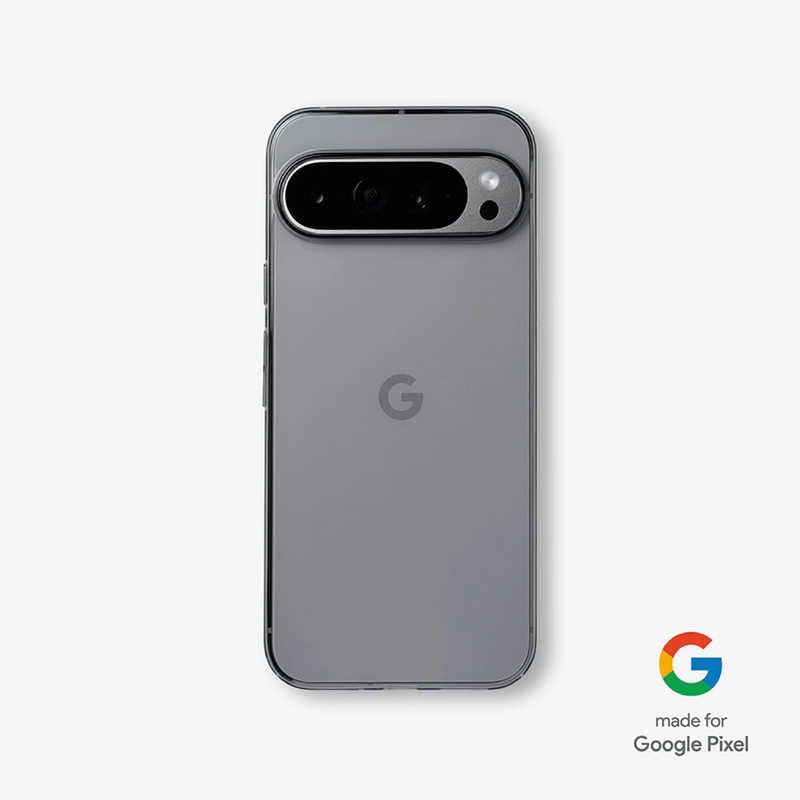 CASEFINITE　GooglePixel9Pro XL ケース インビジブルエア クリスタルブラック　INVPX9PXLB-RE