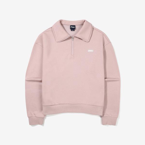 FILA フィラ 裏起毛 ベーシック 半ジップ スウェット