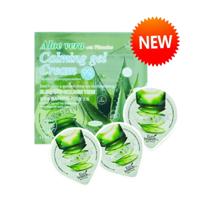 [Eco branch] アロエ配合ビタミンカーミングジェルクリーム 11mlx10個セット カプセルタイプ 保湿 透明感 肌荒れケアする スキンケア 5,542円