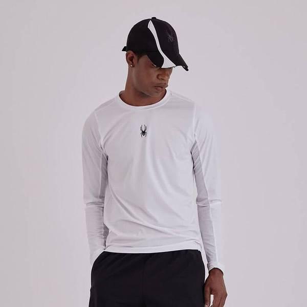 共用エッセンシャルスリムフィット長袖TシャツSPIPCNRL121UWHT 710278