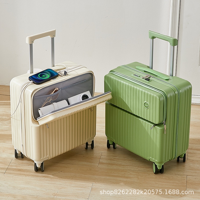 18インチスーツケース 小型軽量機内持ち込みスーツケース 20インチ機内持ち込みスーツケース 子供用トロリーケース 女性と男性のパスワードボックス