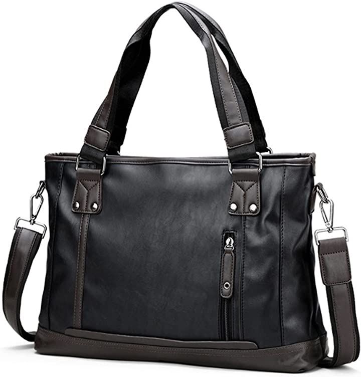 ビジネスバッグ 仕事かばん 通勤バッグ 手持ち 肩掛け 斜め掛け 3way(ブラック)
