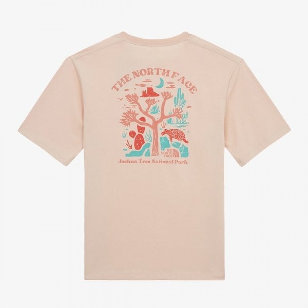 [ノースフェイス公式] NT7UR51D メンズエバーグリーンショートスリーブラウンドTシャツ 1_PALE PEACH