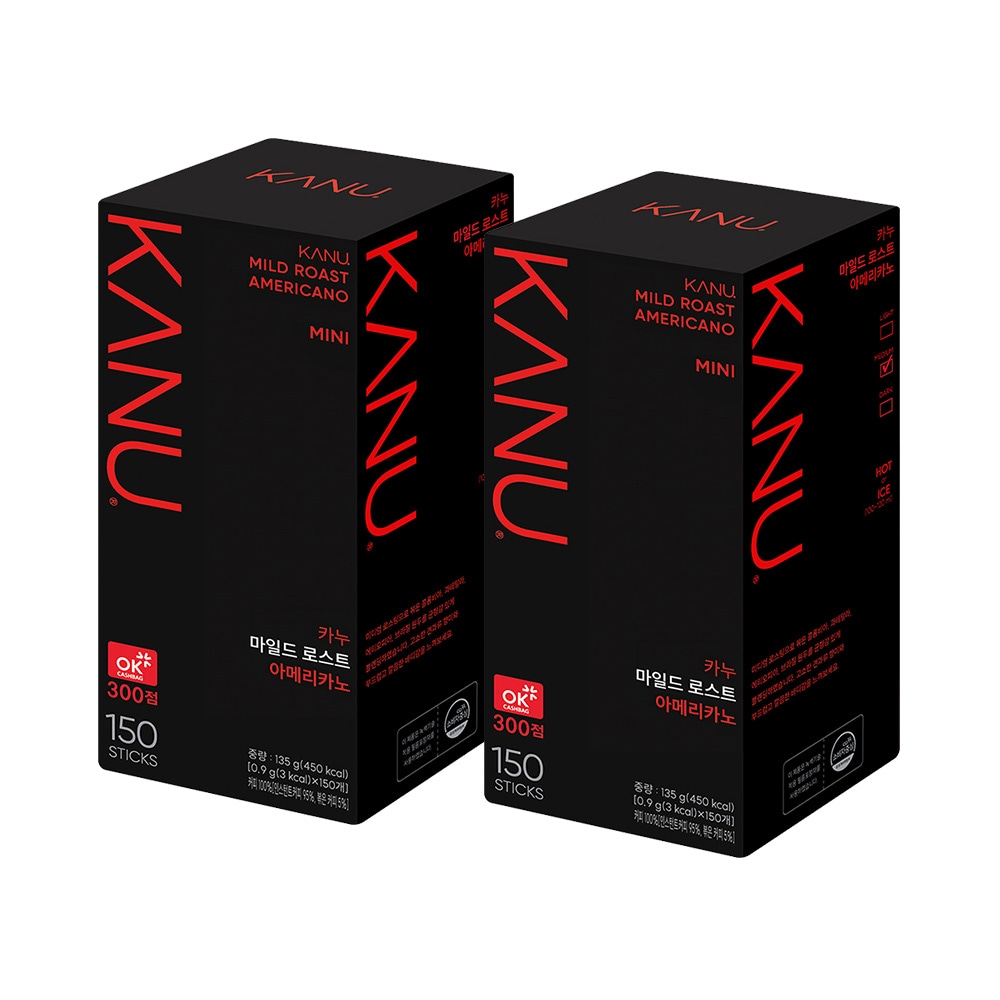 マイルドロースト アメリカーノコーヒー Mini 0.9g 150本 x 2箱 計300本