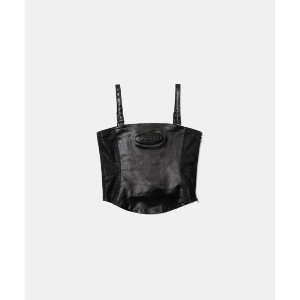 BADBLOOD Squad Bustier Coated Black w-tnk25-023