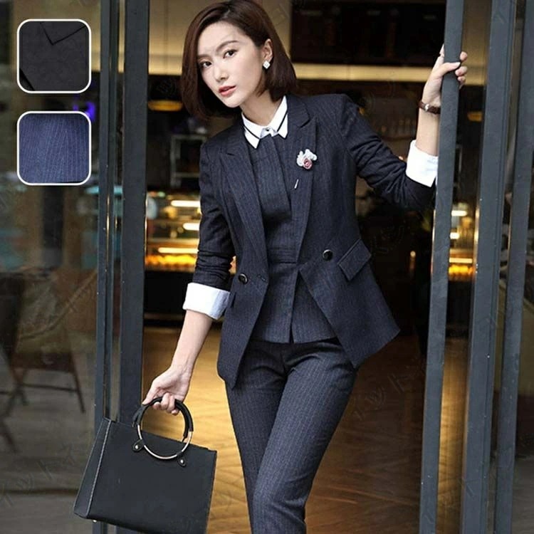 新生活 2点セット スーツ ジャケット ベスト 長ズボン ロング丈パンツ スカート シャツ ワイシャツ 白 ホワイト セットアップ 上下セット ブラック ブルー 2色選べる ゆったり 大きいサイズ S