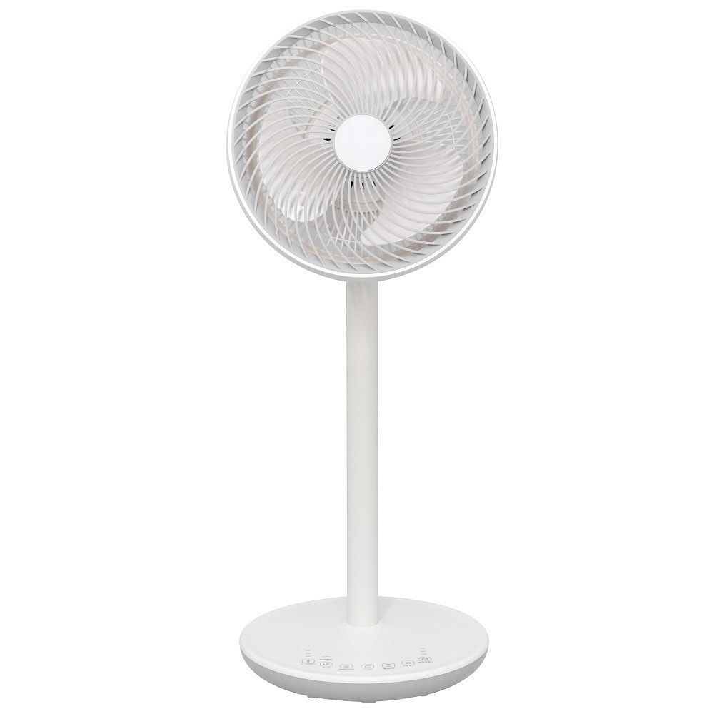 エスケイジャパン リビング扇風機 DCフルリモコン式 羽根径20cm 3枚羽根 SKJ-SY21BDC(W) 扇風機 リビング DC リモコン 静音 省エネ インテリア