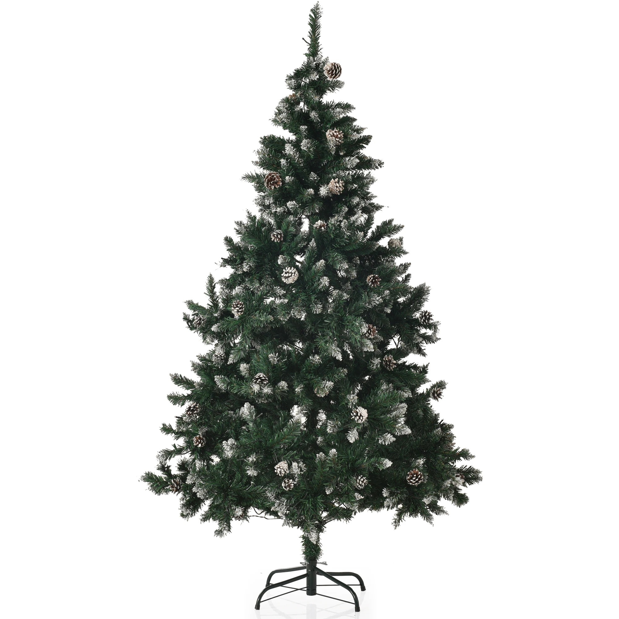 【国内発送Ｍ】2022【季節人気商品】クリスマスツリー 180cm　スチール脚 おしゃれ 北欧 クリスマスツリーセット オーナメントセット LEDイルミネーションライト LEDロープライト