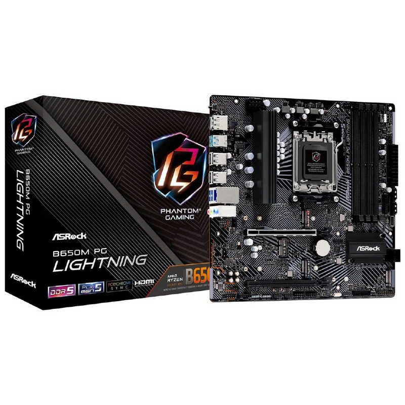 ASROCK　B650M PG Lightning ［MicroATX］　B650MPGLightning