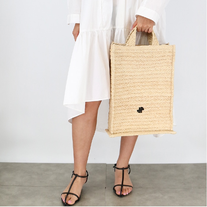 AC0620140102V ラフィアトートバッグ かごバッグ JP STRAW　TOTE BAG ショルダーバッグ 2WAY A4収納可能 レディース 鞄