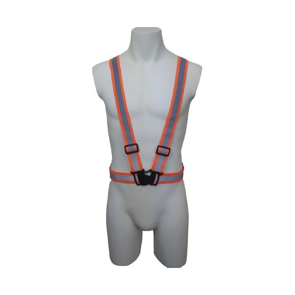 （まとめ）WINGACE 反射付ベスト リフレックスV 蛍光オレンジ（x10セット） 9,670円