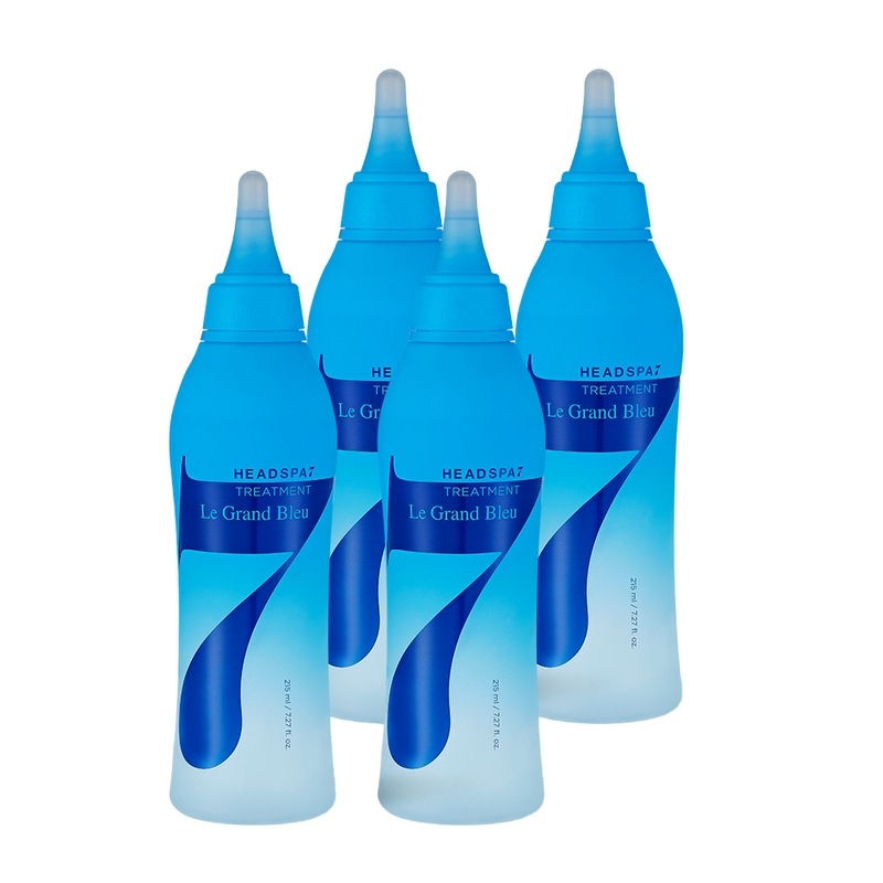 ヘッドスパ7頭皮クーリングヘアトリートメントグランブルー215ml×4個