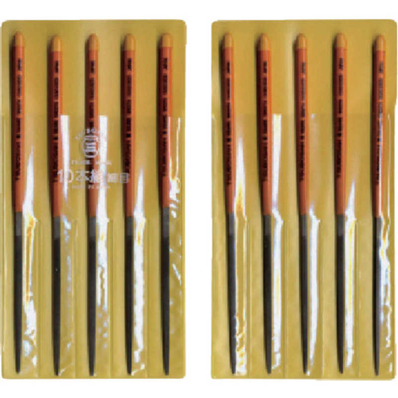 ツボサン　組ヤスリ 10本組 角 細目　KA01003その他