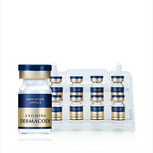 rubycell exonine dermacode snow infusin ampoule 顔用6ml*18バイアル