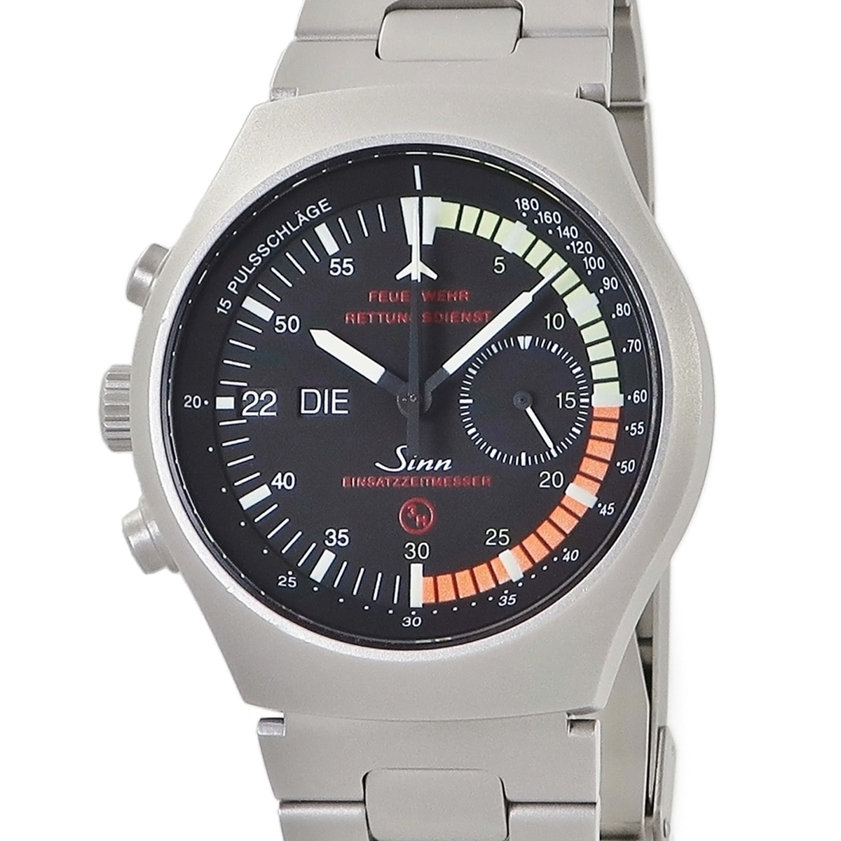 157M クロノグラフ 157.EZM4 自動巻き メンズ ブラック デイデイト バー 9時位置リューズ 3年保証