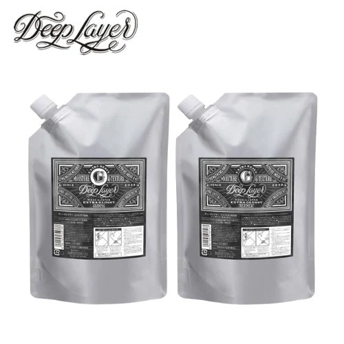 ディープレイヤー エクストラグロッシーシャンプー750ml＆トリートメント750g 詰替えセット Deep Layer ビーエックス b-ex レフィル