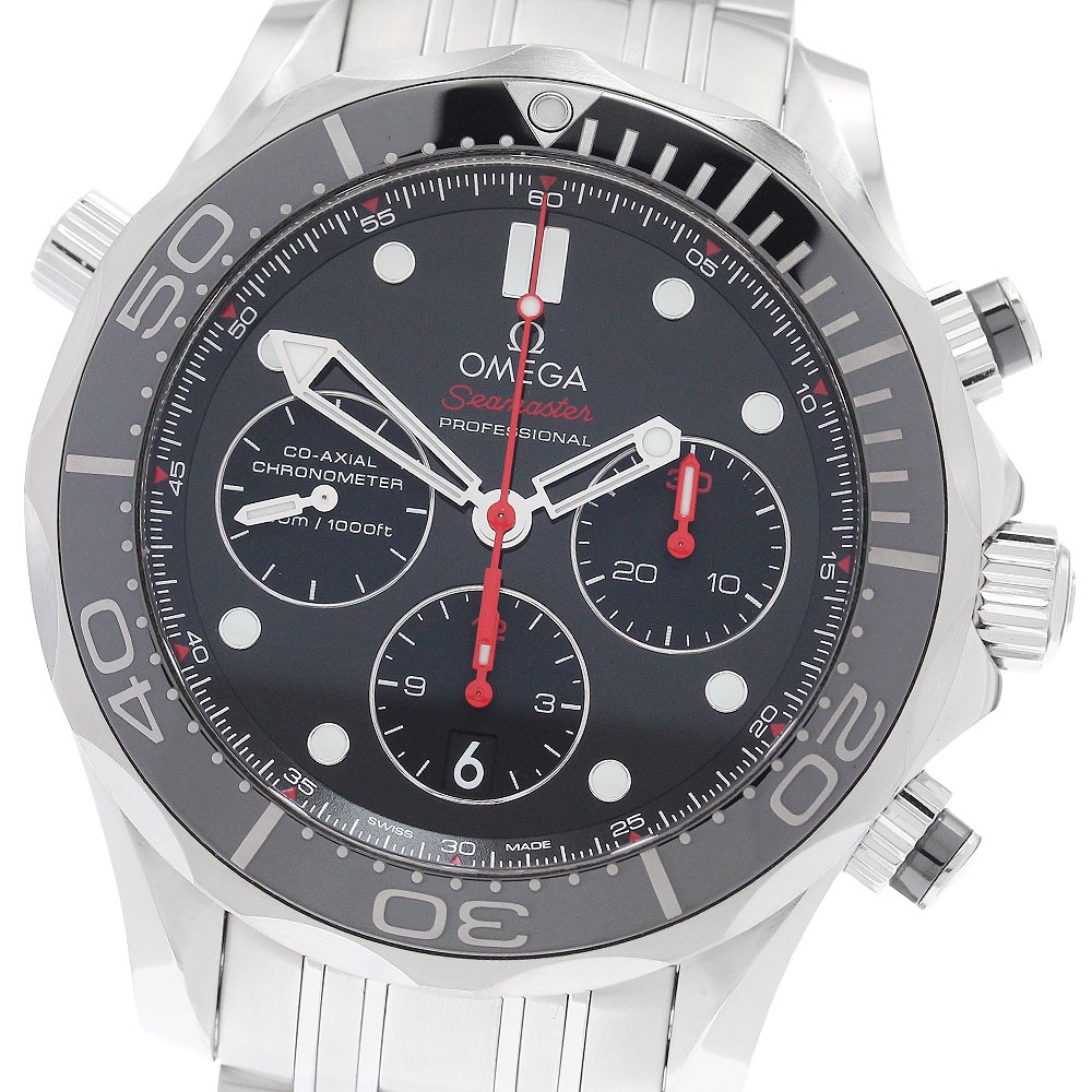オメガ OMEGA 212.30.44.50.01.001 シーマスター300 コーアクシャル クロノグラフ 自動巻き メンズ 良品 保証書付き_893695【中古】 259,920円