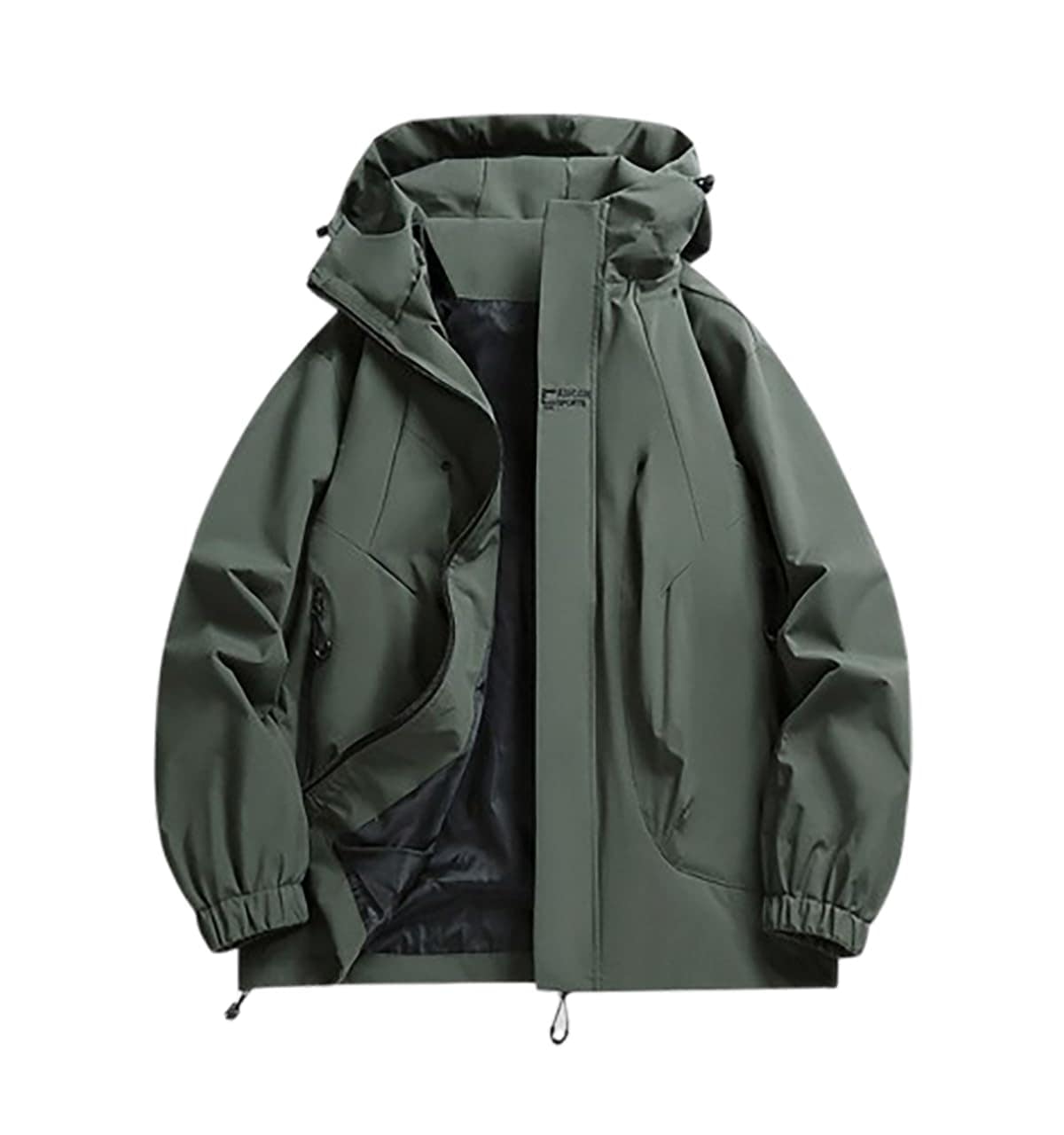 [エムシング] マウンテンパーカー ブルゾン ジャンパー 防風 撥水 メンズ 厚手 フード付き ウインドブレーカー 秋 冬 カジュアル アウトドアジャケット スポーツ 普段着 ベンチャージャケット 山