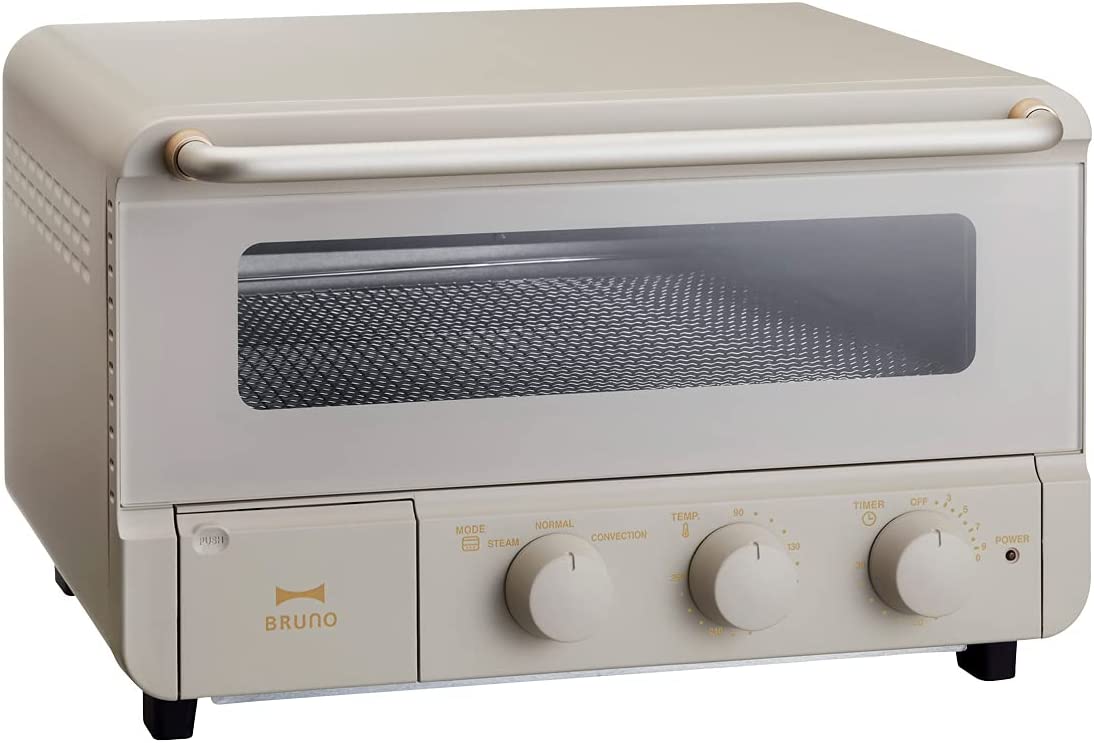BRUNO ブルーノ トースター 4枚 スチーム&ベイク トースター BOE067-GRG グレージュ