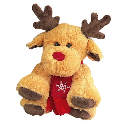 Qoo10] 22cmクリスマスのヘラジカのぬいぐるみ
