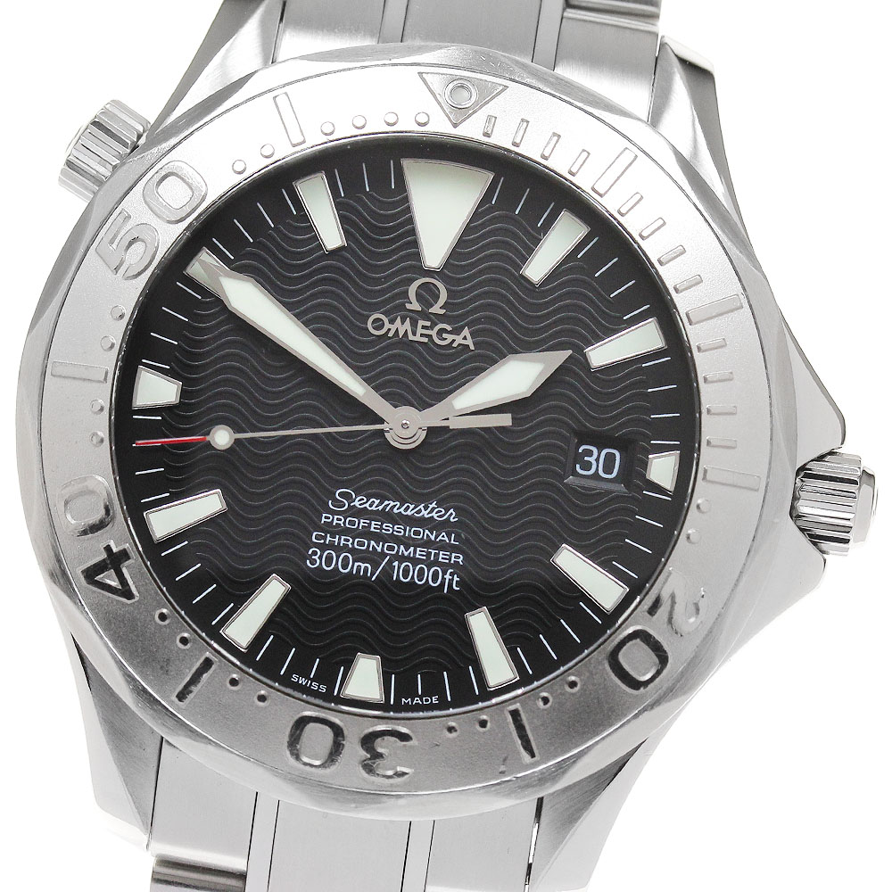 オメガ OMEGA 2230.50 シーマスター300 WGベゼル デイト 自動巻き メンズ _866503【中古】
