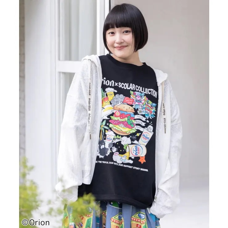 orion×ScoLar save the planet ジップパーカー