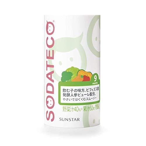 SODATECO(ソダテコ) やさいではぐくむスムージー125g30本 サンスター