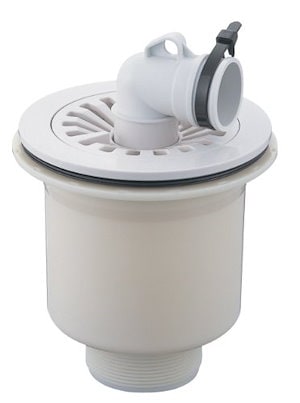 SANEI 洗濯機排水トラップ VUVPパイプ兼用 縦排水用 H5552-50