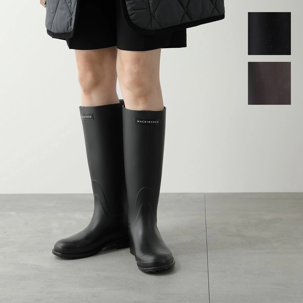 MACKINTOSH ブラック 長靴　新品未使用 MACKINTOSH ブラック 長靴（MACKINTOSH ブラック 長靴 - メルカリ）