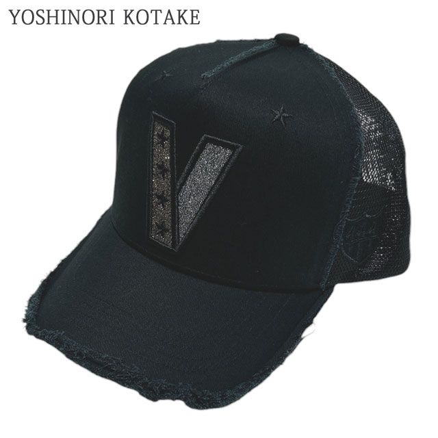 ヨシノリコタケ YOSHINORI KOTAKE V LOGO MESH CAP メッシュ キャップ トラッカー 251-001728-011