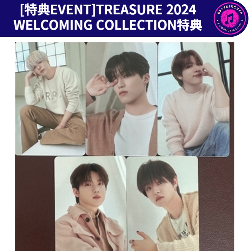 [特典EVENT]TREASURE 2024 WELCOMING COLLECTION (単独card 5種)