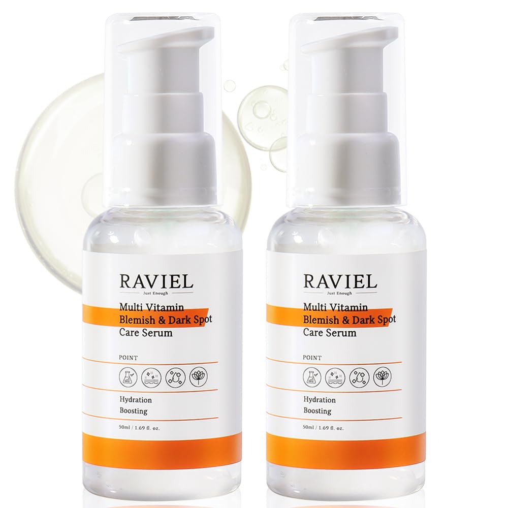 【RAVIEL】 ラビエル マルチ ビタミン ダーク スポット ＆ブレミッシュ ケア セラム 50ml 2個 セット 韓国 コスメ シミ 鎮静 ケア 3日 シワ 高濃縮 そばかす トーンアップ RAV