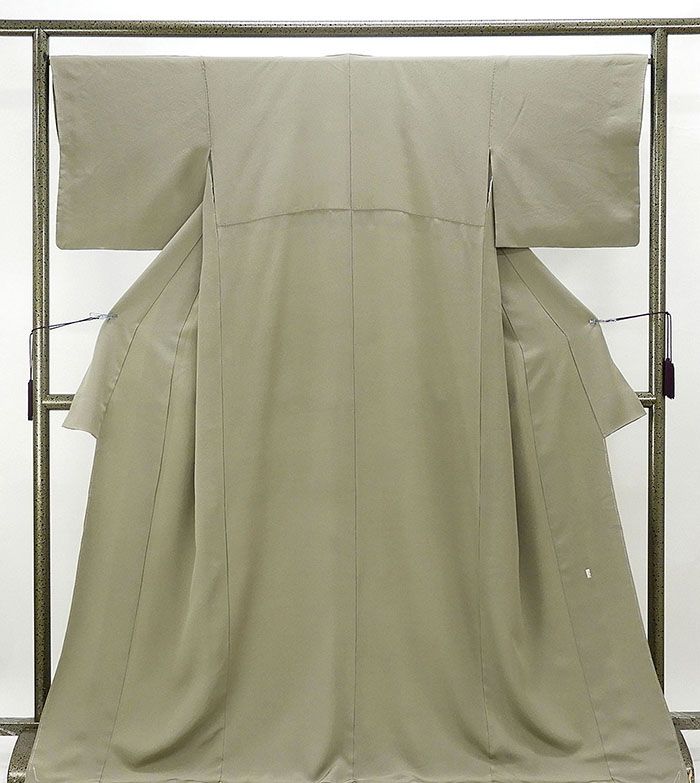 色無地 未着用美品 正絹 加賀友禅 由水十久 身丈168.5cm 裄丈66.5cm 色無地 未使用