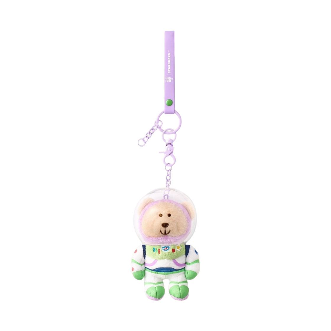 【Starbucks】 Toy Story 5 MD Buzz Bearista Keychain Purple キーリング 正規品