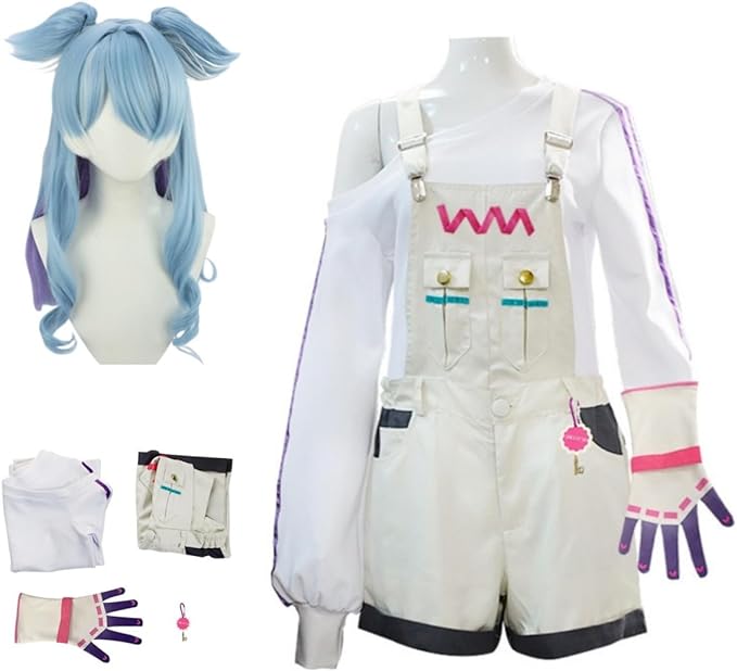 バーチャル YouTuber vtuber にじさんじ エリーラ ペンドラ Elira Pendora コスプレ衣装 ウィッグ付き 制服 コスチューム 変装 仮装 学園祭 文化祭 舞台装 演出服 撮影