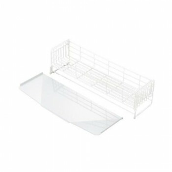 抗菌塗装のシンクサイド幅の広がる水切り15x57 1306239