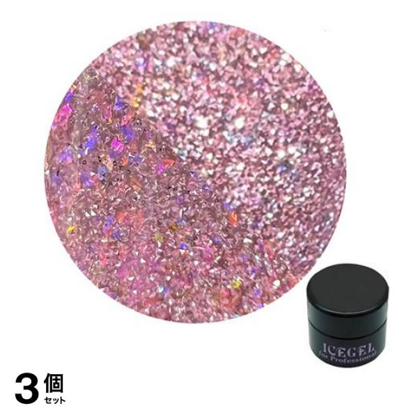 ICEGEL A BLACK アイスジェルネイル シャインフラッシュジェル 1299シャインピンク 3g 3個セット