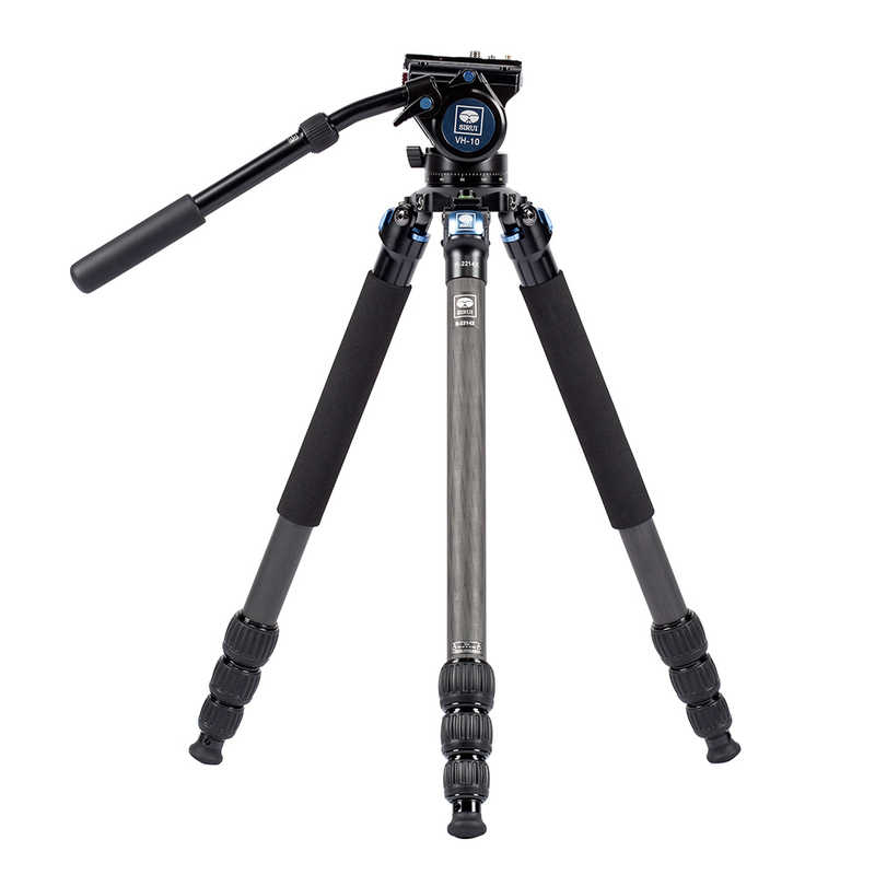 SIRUI　カーボンファイバー製4段ビデオ三脚(プロフェッショナルモデル) ［4段］ ブラック　R-2214X-JP