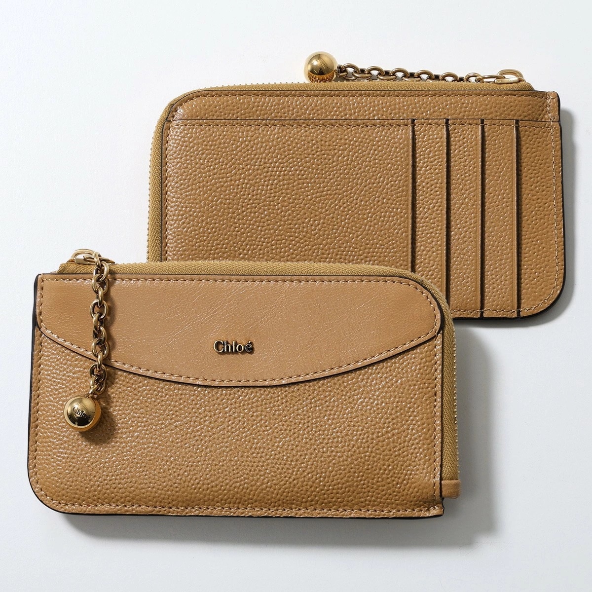 Chloe クロエ コインケース カードケース SPHERE スフィア CH25AP982P88 レザー フラグメントケース ミニ財布 ロゴチャーム メタルロゴ 268 32,828円