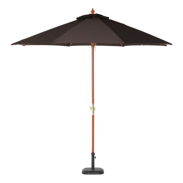 [C/D:60164] 木製パラソル ２７０ｃｍ ブラウン ２７０ＢＲ