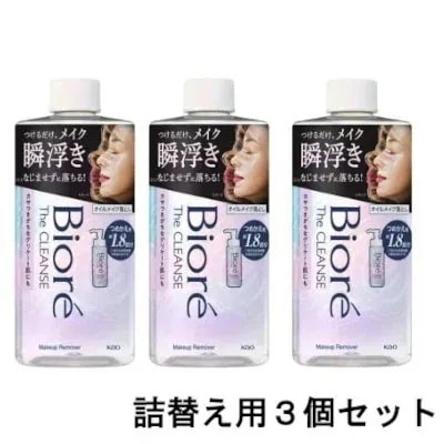 【3個セット】 ビオレザクレンズ クレンジングオイル オイルメイク落とし 詰替え用 280ml クレンジングオイル 洗顔 メガ割